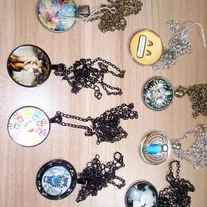 8 NWOT fashion necklaces